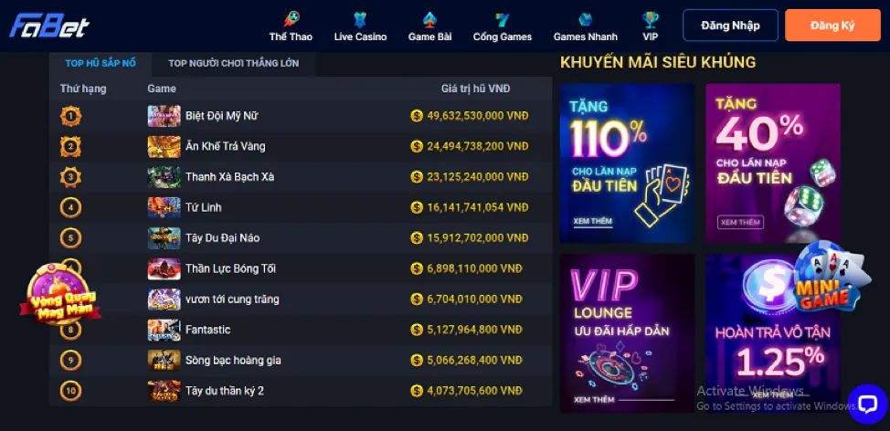 Hình ảnh săn cá boss lớn tại 18win11 win